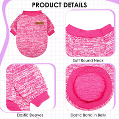 Baobicute elastic puppy sweater showing easy-on-off design