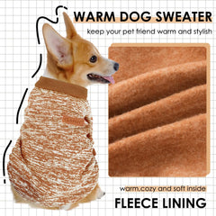 Baobicute winter dog sweaters for small dogs in multiple colors for stylish outings
