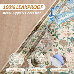 Baodan flower-pattern pad as crate liner and room protector
