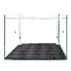 BaoZqua undergravel plates show the 20-piece filtration set for aquariums