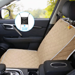 Bark Lover Front Seat Cover nonslip backing stays secure on impact