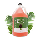 Bark2Basics deodorizing dog shampoo bottle front highlighting odor-control formula