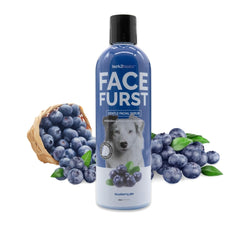 Bark2Basics Face Furst Scrub bottle front for gentle facial cleansing
