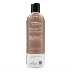 Bark2Basics Oatmeal Dog Shampoo foaming lather for gentle baths.