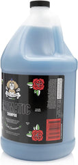 Bark2Basics shampoo with chamomile flowers highlights coat brightening and vibrant sheen.