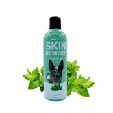 Bark2Basics Skin Remedy dog shampoo bottle showing red algae formula for irritated skin