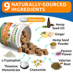 BARK&SPARK calming chews separation-aid helping dogs stay calmer during departures.