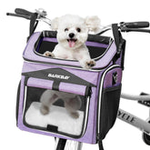 BARKBAY dog bike basket front view showing compact design for quick rides