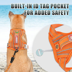 BARKBAY front-clip design helps reduce pulling while keeping control on errands.