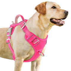 BARKBAY No Pull Harness front clip guides dogs during walks for better control.