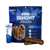 BarkBox Bright dental kit packaging shows complete at-home care for dogs.