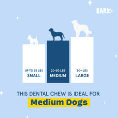 BARKBOX Bright durable dental chew sticks ingredients highlight no artificial additives.