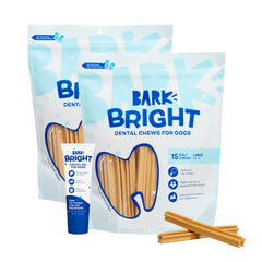 BarkBox Bright dental sticks ridges close-up for plaque scrubbing