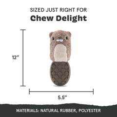 Buck Wild natural rubber core resists vigorous chewing.