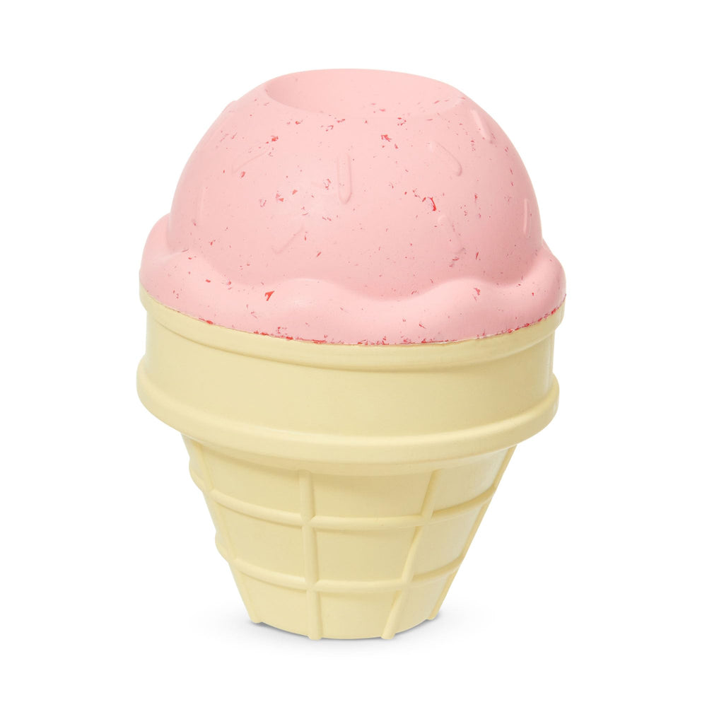 BarkBox I-Squeak Cone toy in durable rubber for tough chewers.