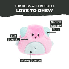 Unpredictable bounce of Lover Beast keeps dogs curious and active