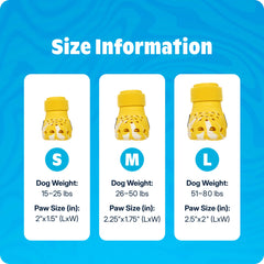 BarkBox Yellow Crocs non-slip sole helps grip on varied surfaces