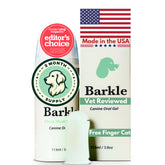 Barkle teeth-cleaning-gel-tube ready for daily dental care and fresh breath.
