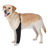 BARKLESS front leg sleeve protects wounds and prevents licking for healing