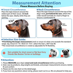 BARKLESS Head Collar adjustable shoulder strap lets you customize the fit.
