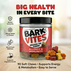 BarkVites Colostrum Turmeric Quercetin blend supports balanced gut function