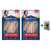 Barkworthies Beef Gullet Sticks in 6-inch length for long-lasting chewing.