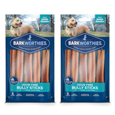 Barkworthies odor-free bully sticks 2-pack 6-inch for a long-lasting chew
