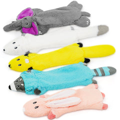 BARRGALIN No Stuffing Dog Squeak Elephant toy for interactive play and durable chew