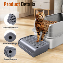 Bartuke rounded corners protect paws and furniture.
