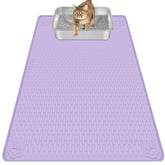 Bartuke cat litter mat 40x28 captures litter and protects floors