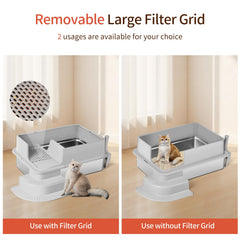 Bartuke XXXL 180-degree lid open for easy cleaning.