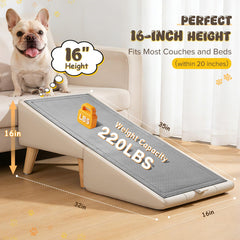 BBtang 2-in-1 dog ramp and ottoman enables space-saving furniture access.