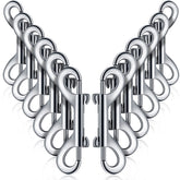BBTO double-ended bolt snap close-up highlighting durable zinc alloy build for reliable leash connections.