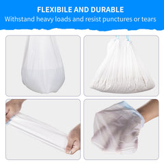 BCHARYA 1mil-thick bags prevent leaks during disposal