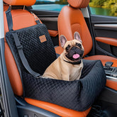 BCOCHAO dog car seat front view for secure travel and cozy ride.
