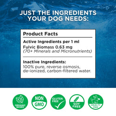Beam Minerals Complete Canine Electrolytes label close-up highlighting a clean formula