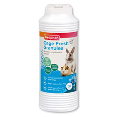Beaphar Cage Fresh Granules pack shot for odor control in small animal cages.