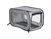 Beatrice Pop Up Kennel Travel Setup shows quick assembly for on-the-go pets