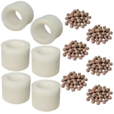Beaufan filtration tank filter sponge filters pack improves aquarium biofiltration