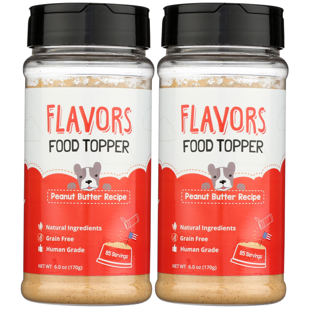 Be Beaumont Basics Flavors Peanut Butter Topper boosts meal appeal for dogs.