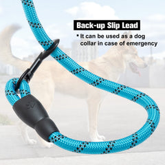BEAUTYZOO padded-handle leash provides comfortable grip during pulls.