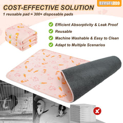 BEAUTYZOO soft fleece base creates a cozy lounge for small pets