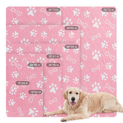 BeautyZOO washable pee pad anti-slip bottom protects floors on smooth surfaces.
