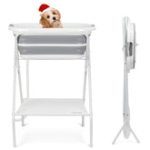 BEBEROAD PETS 2-in-1 dog bath tub with 360-degree access for easy washing