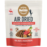 Because It's Better slow baked bag front showing premium, air-dried nutrition