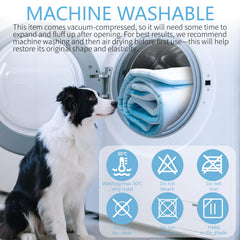 BECEMURU thick 70-percent mat design offers enhanced support for pets.