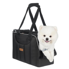 Becivi dog purse carrier with front pillow offers cozy support for travel