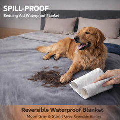 Bedding Aid flannel fleece blanket 40x60 suits beds, couches and travel