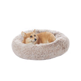 Bedfolks Calming Donut Bed with 30-inch round plush design for cozy, secure naps.