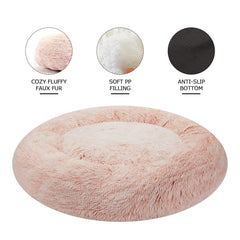 Bedfolks Calming Donut Bed anti-slip bottom keeps bed steady during rest.